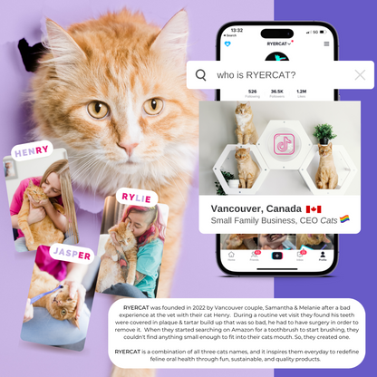 RYERCAT Dual Sided Cat Toothbrush (Australia)