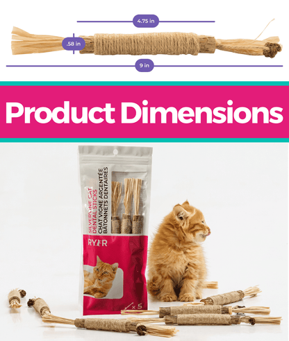 RYERCAT Silvervine Cat Dental Sticks (Canada)
