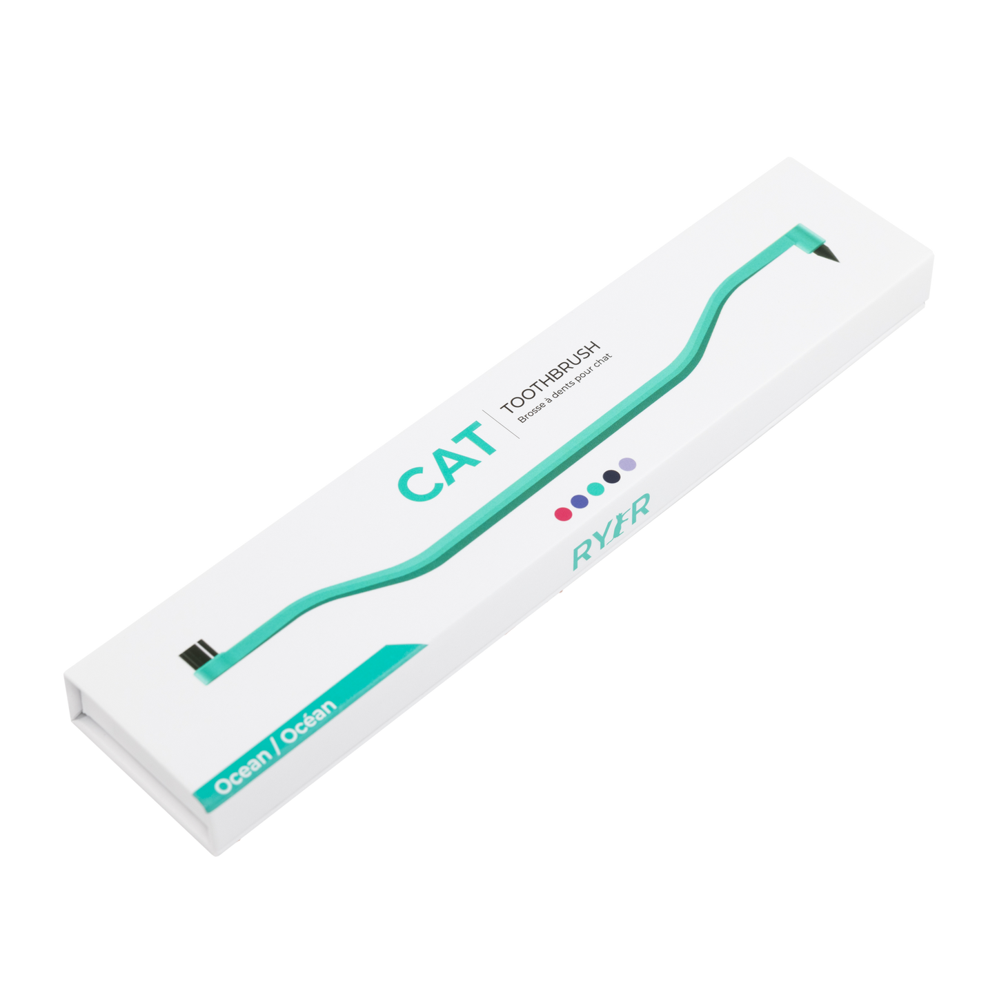 RYERCAT Dual Sided Cat Toothbrush